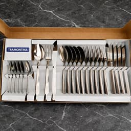 Tramontina Faqueiro Búzios Aço Inox 24 Peças