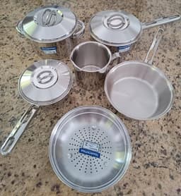 Tramontina Jogo de Panelas Aço Inox 6 peças