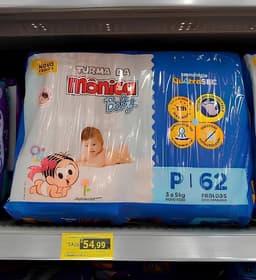 Turma da Mônica Fralda Baby Mega P