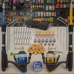 Vara de Pesca Completa 2 Molinetes