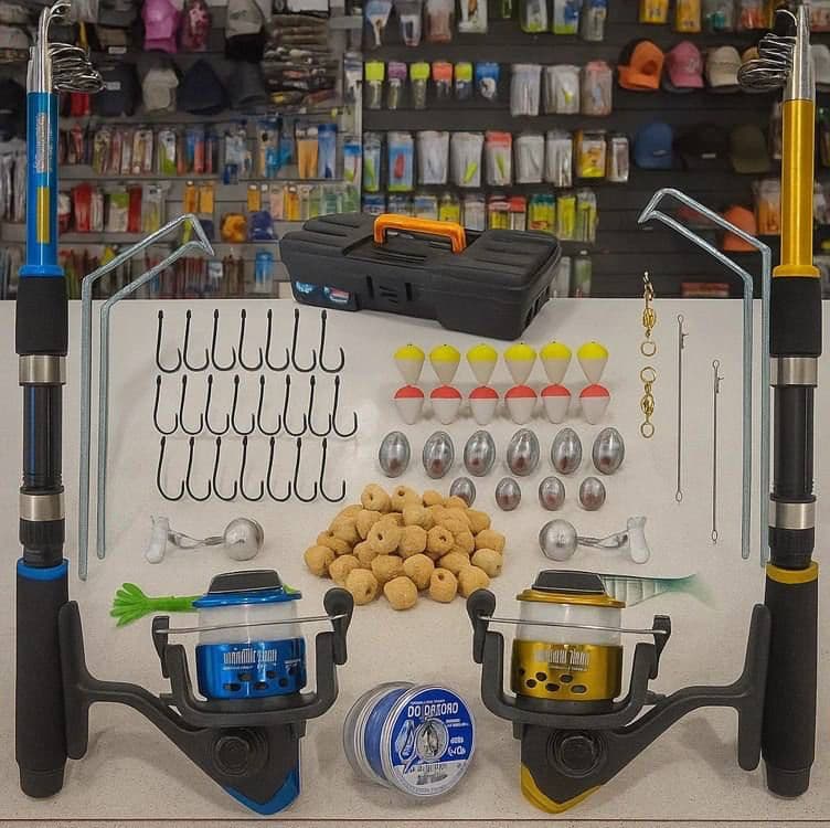 Vara de Pesca Completa 2 Molinetes